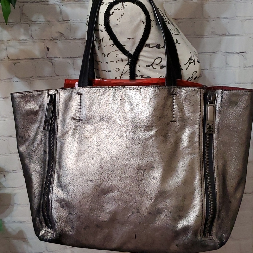 Katherine Kwei Serena Metallic Tote